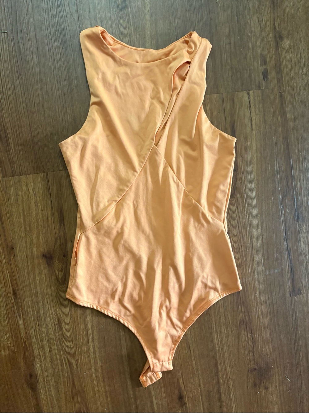 Orange  One-Piece Bodysuit